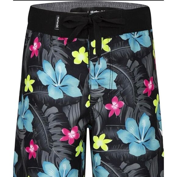 HURLEY - Big Boys Sz 20/30 Board Shorts/Drawstring Adj. Waistband/Above Knee - Picture 14 of 16